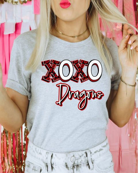 XOXO Dragons DTF Transfer